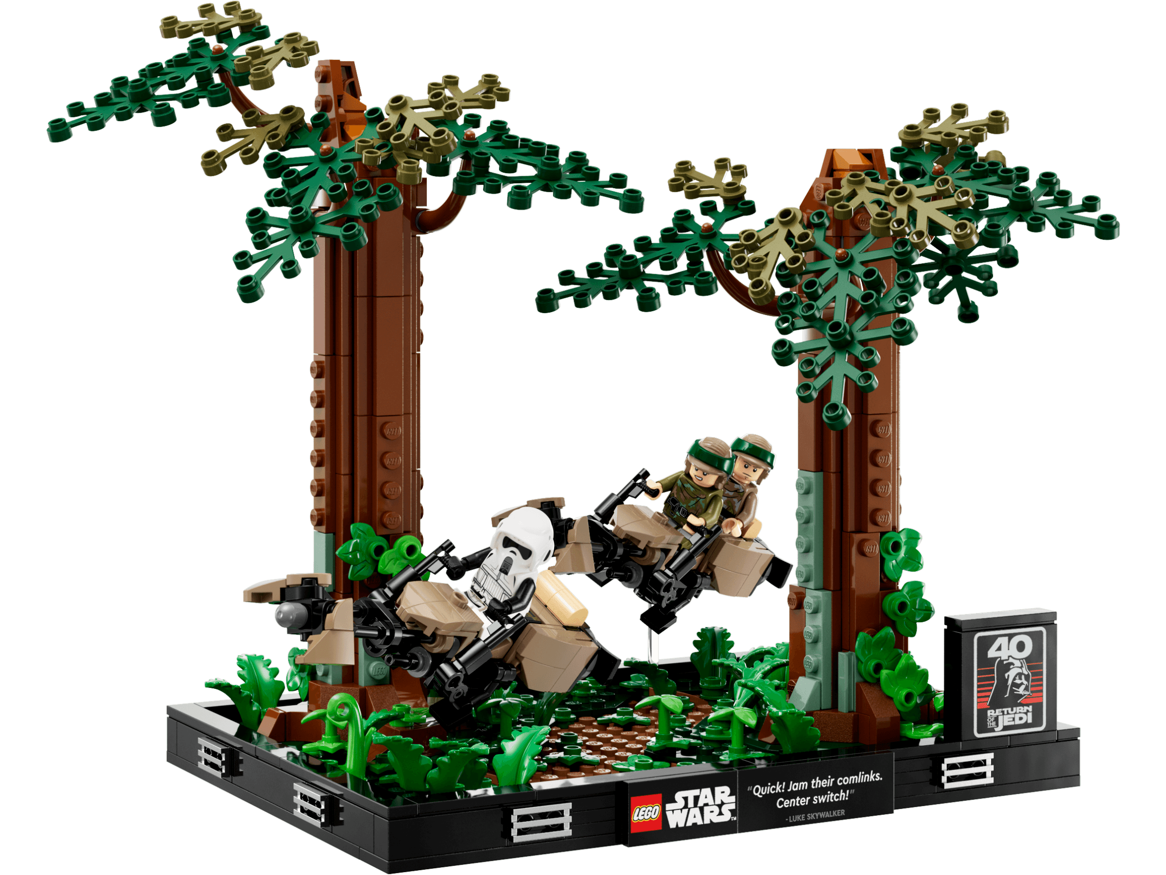 Endor Speeder Chase Diorama